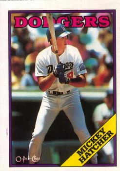 1988 O-Pee-Chee Baseball Cards 339     Mickey Hatcher